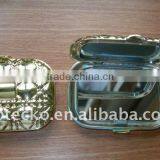 Metal Pocket Square Mirror Foldabele Cosmetic Mirror thumbnail-1