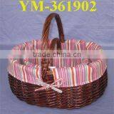 Brown Wicker Basket in New Shape thumbnail-1