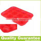 Silicone Muffin Pan Cake Baking Mold Household Baking Pan Reusable Baking Tray thumbnail-3