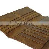 Promotion Gifts Crazy Horse Leather Long Credit Card Wallet Men With Coin Pocket thumbnail-4