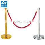 Elegant Barrier Stanchion With Velours Rope thumbnail-3