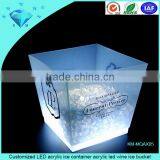 Customized LED Acrylic Ice Container Acrylic Led Wine Ice Bucket thumbnail-1