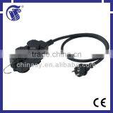 CE 4 Gang French Electrical Extension Socket IP44