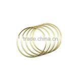 High Quality Bright Color Metal O Ring for Handbag Round Ring, Butt Welded Steel Wire Rings ID 1" thumbnail-3