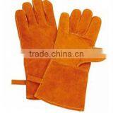 Guangzhou Orange Cow Split Welding Leather Working Gloves