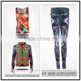 Wholesale Women Gym Jacket/ Blank Yoga Tops, High Waisted Yoga Pants thumbnail-1