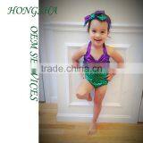One Piece Mermaid Swimsuit for Girls Loveley Children Mermaid Swimsuit HSs7584 thumbnail-2