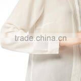 Silk Cotton Woman Fashion Tops Ladies Office White Shirts thumbnail-4