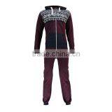 PA0030A Adult Chest Print Jumpsuit Tracksuit Onesie Hoody thumbnail-3
