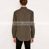 Mens Casual Shirt 2014 New Style Custom 100% Polyester Dress Shirts for Men thumbnail-3