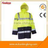 High Visibility Reflective Oxford Shell Safety Winter Parka thumbnail-6