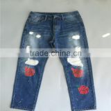 mens big size hip pop fashion design ripped jeans trousers pants
