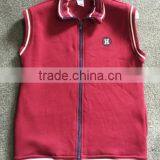 Ladies Vest Factory Products 300grm Fleece TC60/40 Cheaper Collar Vest Jackets KM0712 thumbnail-1