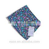 Hot Sale Printed Jean Fabric Pleated Midi Flower High Waist Women Half Skirt thumbnail-2