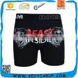 Breathable Sexy Men Spandex Cotton Short Unerwear Boxer thumbnail-1
