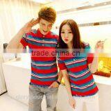 2015 Short Sleeve Mens Polo Collar Striped t Shirt thumbnail-2