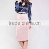 Contrast Long Sleeve Business Formal Dress Office Woman Dresses thumbnail-2