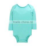 Wholesale Baby Cotton Romper Long Sleeve Blank Baby Onesie thumbnail-3