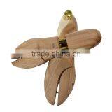 Double Tube Lotus Firm Wood Professional Adjustable Shoe Tree With Metal Cap thumbnail-5