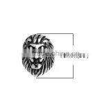 304 Stainless Steel Spacer Beads Lion Animal Antique Silver thumbnail-2