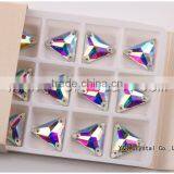 Y3270Crystal AB Stone Sew on Rhinestone Triangle Shape thumbnail-4