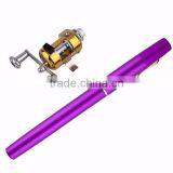 Aluminum Alloy Ice Fishing Rod With Baitcasting Reel Fishing-tackle Pocket Pen Fishing Rod thumbnail-1