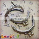 Antique Carving Kiss Lock Brass Purse Frame Handmade Coin Purse Frame thumbnail-5