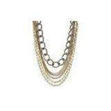 Various Color Fashion Tin Alloy Jewelry Mixed Metal Necklace for Women 30g thumbnail-1