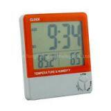 Lcd Digital Wall-Clocks With Temperature Humidity Display thumbnail-2