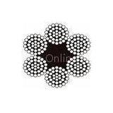 Rotation Resistant 304 Stainless Steel Wire Rope 6x37+FC For Decorative / Bridge thumbnail-1