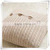 Good Style Cotton Small Office Hold the Twist Knitting Buttons Cushions Wool Knit Pillowcases thumbnail-6