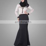 Simple Baju Skirt Hijab Jubah Party Muslimah Wearing Slim Ladies Maxi Islamic Dress Baju Dresses Malayu Long Maxi Skirts thumbnail-2