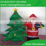 Inflatable merry Christmas decoration Santa Claus inflatable christmas tree