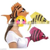 2015 new design for adult Costume party 3 color fish hat