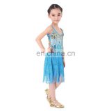 BestDance Girls Dancewear Costumes Dress Childrens Latin Salsa Ballroom Dance Dress OEM
