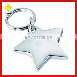 Personalized Design Gold/Sliver Plated Star Keychain thumbnail-4