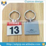 Custom Made Round Promotional Metal Keychain, Key Ring thumbnail-3