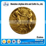 Plated Technique and Business Gift Use Engraved gold coins
