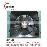 Fits HON-DA NEW C-R-V Radiator and Assembly A/C-FAN'07-08 OM 38615-R5A-A01 38615-RZA-A01