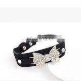 Bright Diamond Butterfly Knot Pet Collar Leash Training Dog Pulling Rope Pet Neck Chain Pet Supplies thumbnail-5