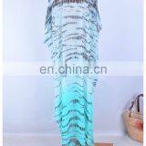 Plus Size Long Beach Dress Cover up 2019 Bikini Cover up Sarong Tunicas Playa Mujer Kaftan Beach Pareo Swim Suit Cover up thumbnail-3