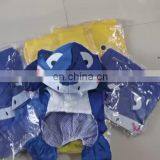Animal Design Cute Duck Frog Rabbit Shark Cosplay Waterproof Raincoat for Dog thumbnail-1
