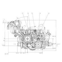 High Quality Motorcycle Engine CVT700CC Electric/Hand Start Motorcycle Engine Assembly thumbnail-2