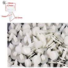 17mm-24.5mm Head Diameter Golden Push-type Fastener Plastic Auto Card Buckle thumbnail-4