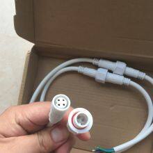 2pin 4pin Black Pigtail Plastics Waterproof IP65 IP67 IP68 LED Connector Male Female Plug With Screw And Nut thumbnail-2