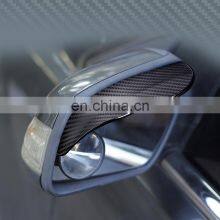New Carbon Fiber Texture, Universal Car Window Visor Rearview Mirror Rain Cover Eyebrow thumbnail-3