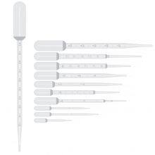 0.2ml 0.5ml 1ml 3ml 5ml 10ml Graduated Disposable Sterile Plastic Pasteur Micro Pipette thumbnail-2