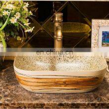 Bathroom Ceramic Basin With Colored Drawing Process thumbnail-4