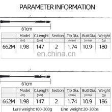 Factory Wholesale 1.98m Slow Jigging Rod for Trout Seabass Carp Sea Ocean Fishing Jigging&Boat Fishing Rod thumbnail-5