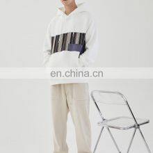 Oem Fashion Plain High Quality 100% Cotton Sweaters Thick Hoodies for Men thumbnail-4